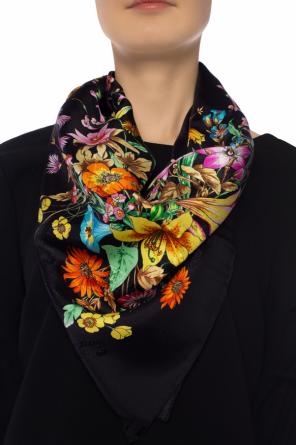 Floral motif scarf, zdjęcie 2 Floral motif scarf od Gucci